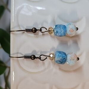 🔥LAST ONE🔥 Citrine, Apatite, Imperial Jasper Drop Earrings